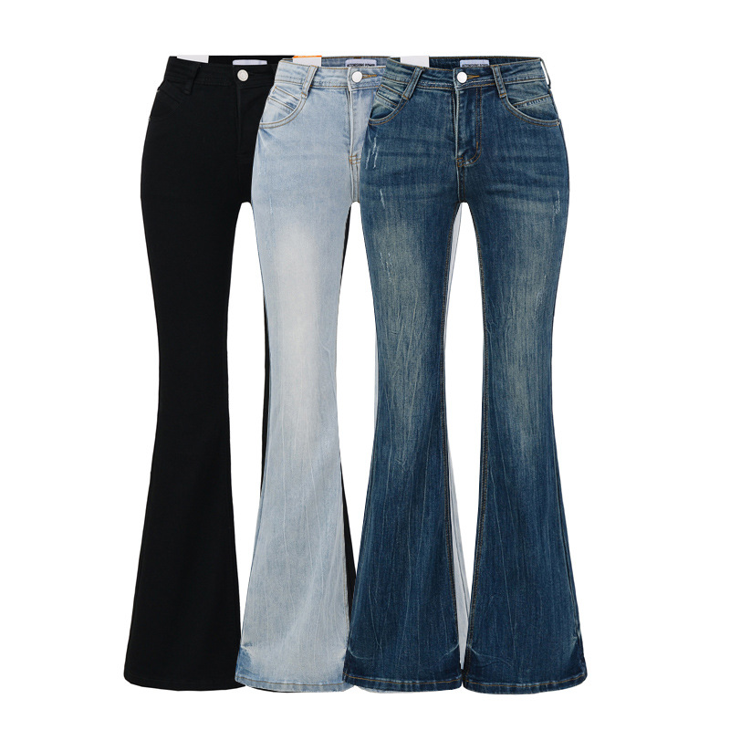 Pantalones skinny retro de cintura alta para niños