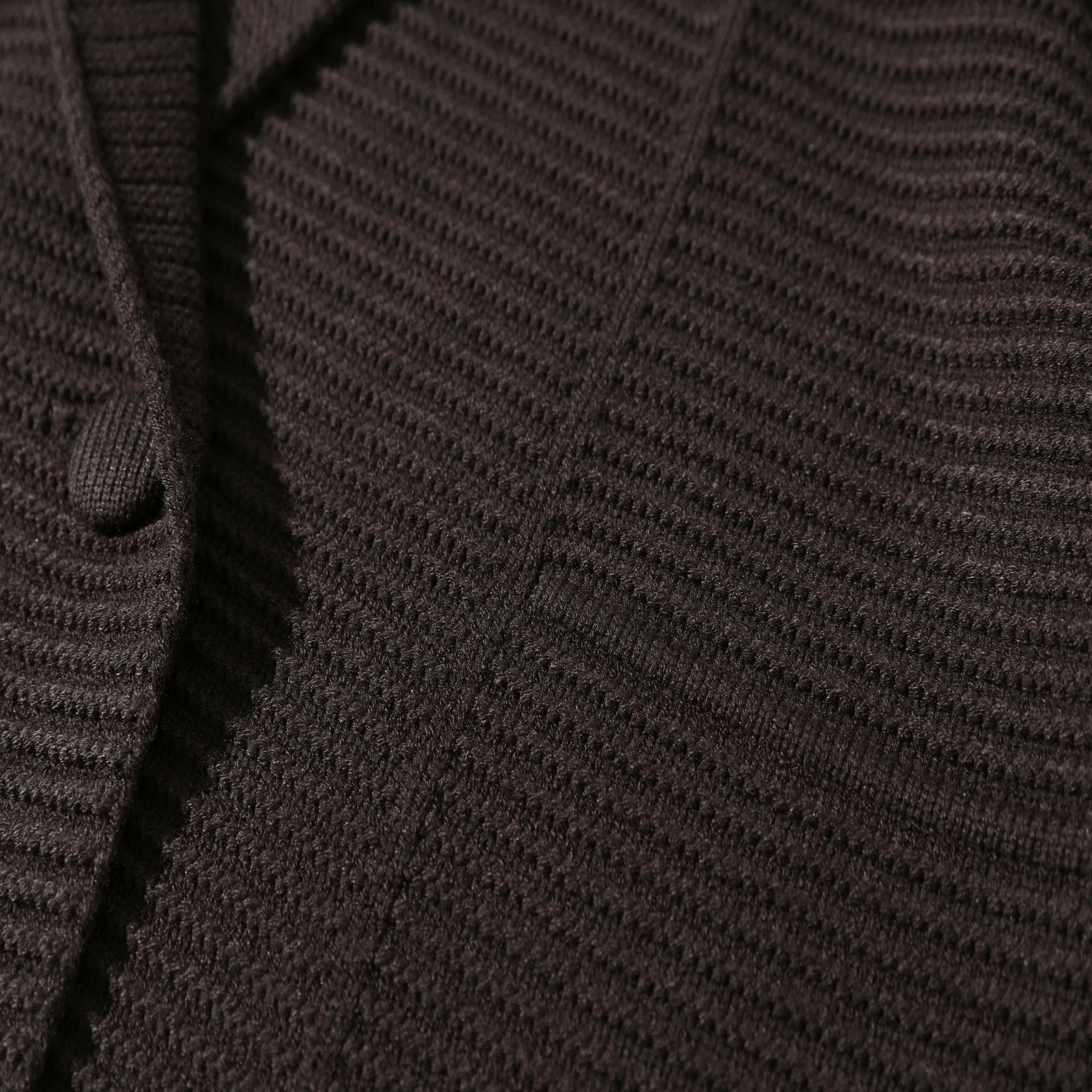 Cardigan oversized de manga larga de jacquard de nailon de ropa de trabajo japonesa