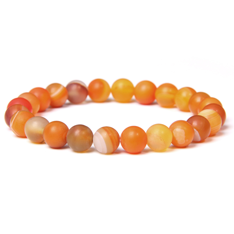 Pulsera de bienestar de piedra lisa