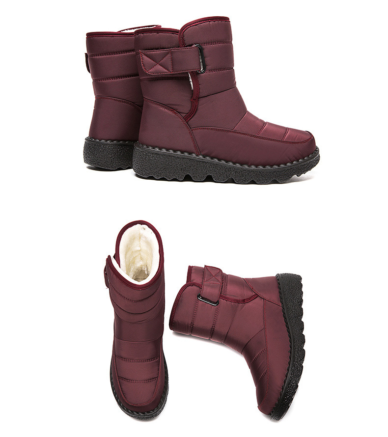Botas de mujer altas aislantes contra el frío resistentes al agua