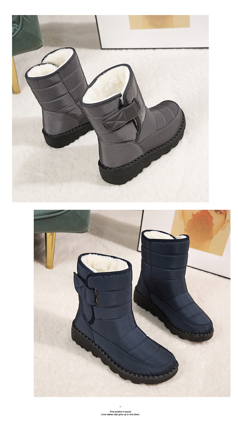 Botas de mujer altas aislantes contra el frío resistentes al agua