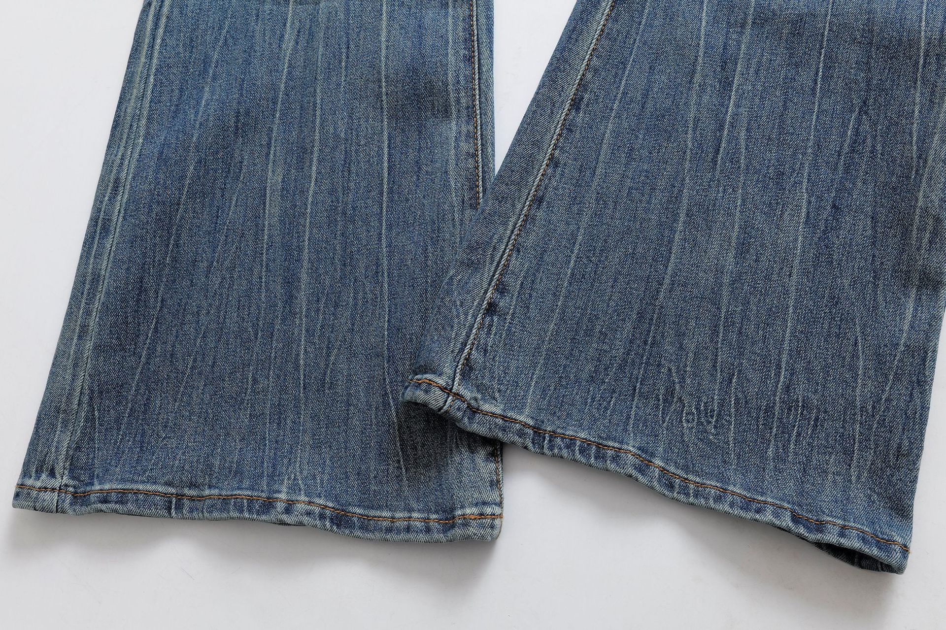 Pantalones acampanados maxi de tiro bajo ajustado a la cadera