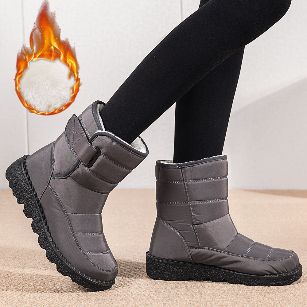 Botas de mujer altas aislantes contra el frío resistentes al agua