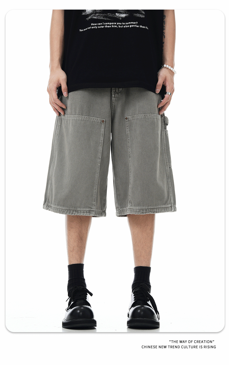 Bermudas holgadas retro unisex