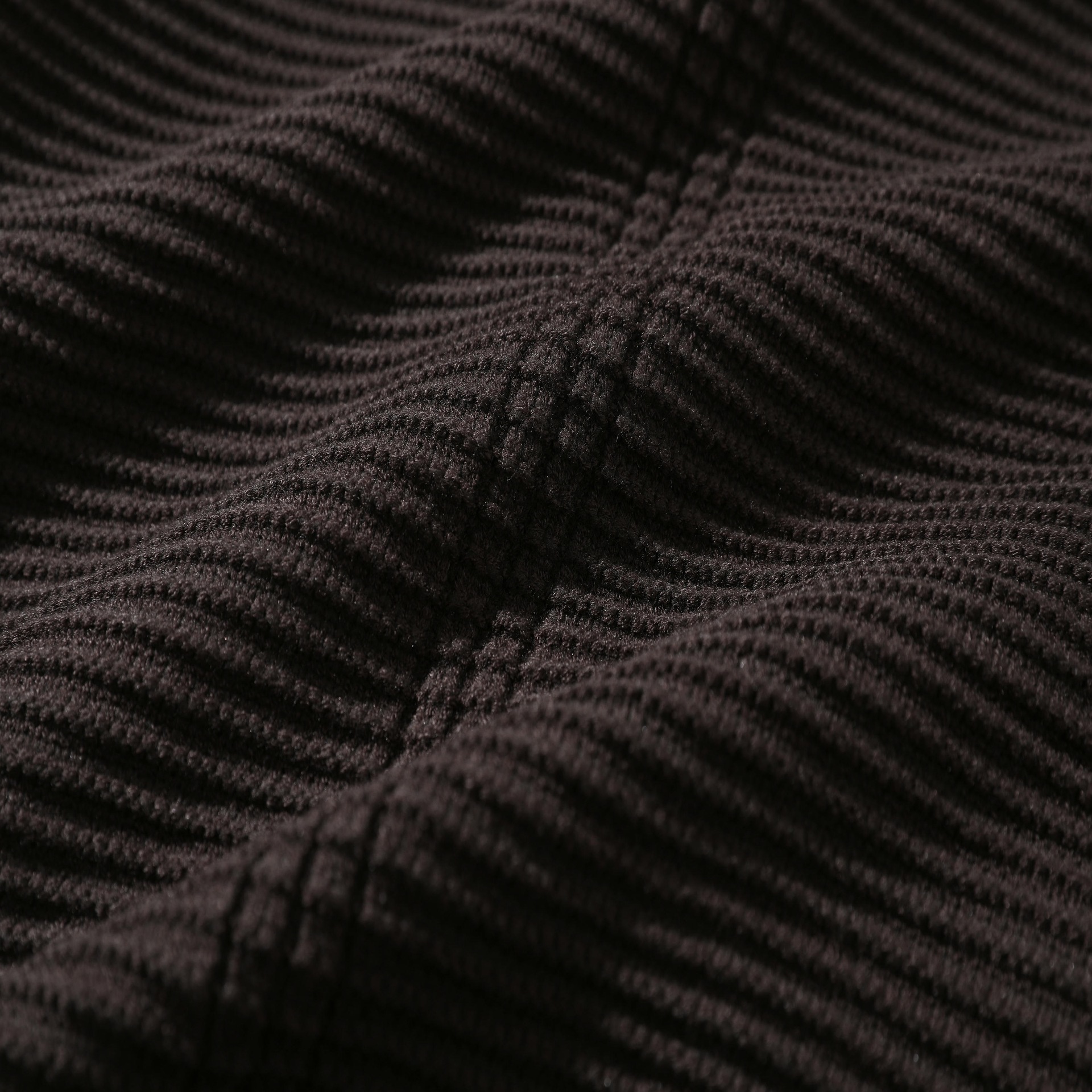 Cardigan oversized de manga larga de jacquard de nailon de ropa de trabajo japonesa