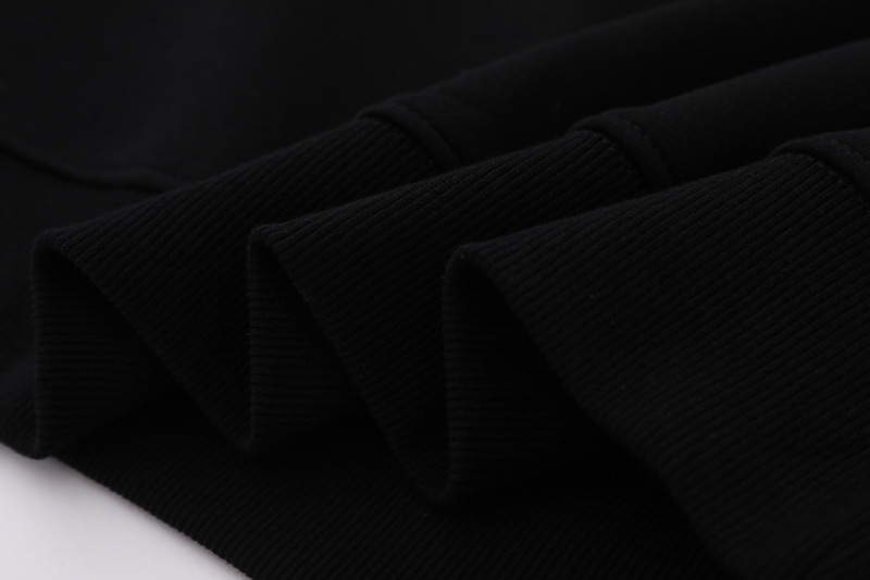 Sudadera con capucha holgada de algodón a rayas para hombre